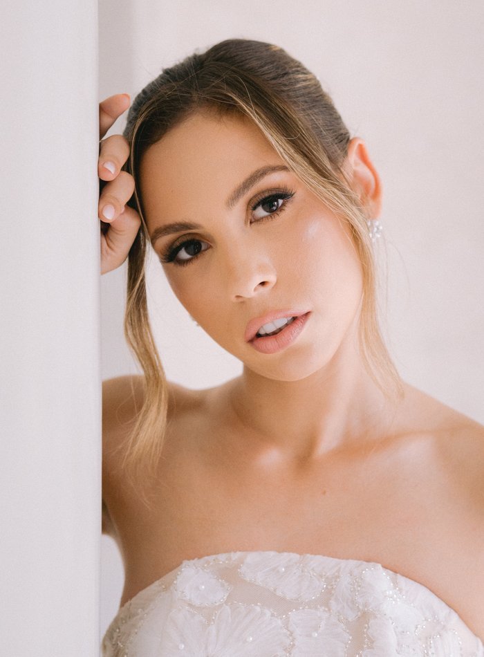 Intimate bridal portrait — trust and connection, Cartagena wedding photographer