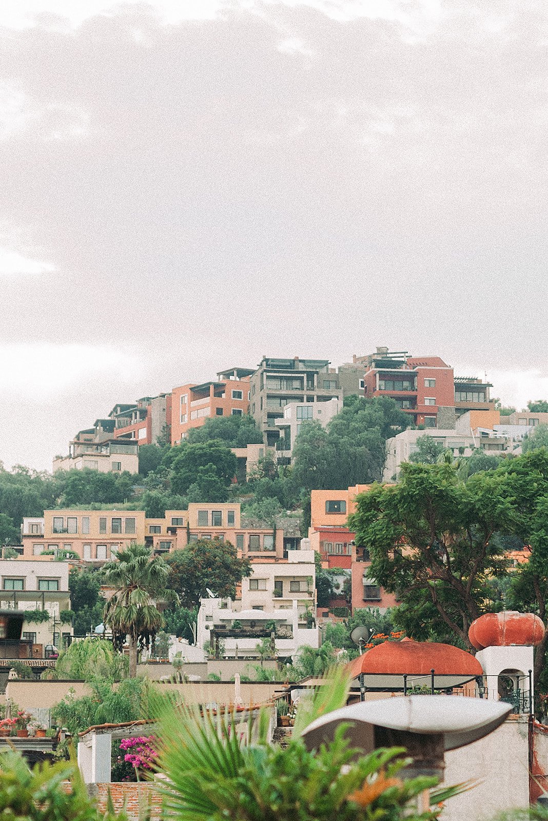 A hillside view of San Miguel de Allende, Mexico